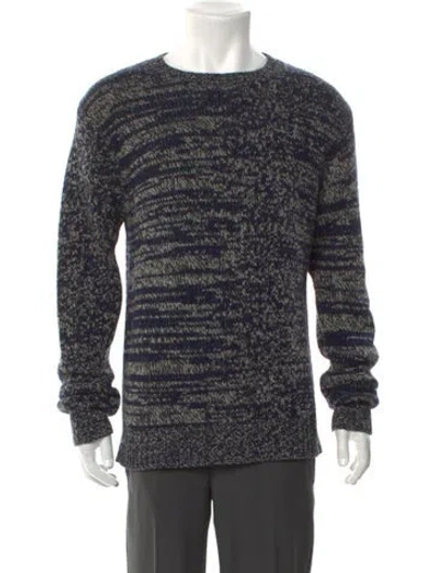 Pre-owned Paul Smith Wool Crew Neck Pullover In Blue