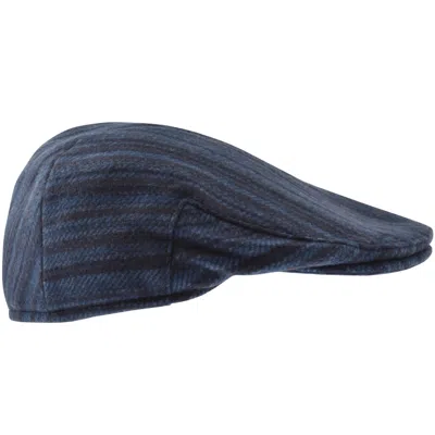 Paul Smith Wool Flat Cap Blue