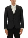Paul Smith Charcoal Wool Cashmere Jacket In Black