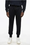 Paul Smith Wool Joggers With Multicolor Side Bands In Black