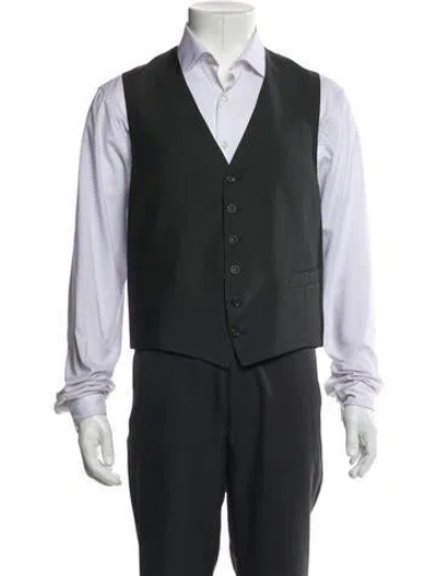Pre-owned Paul Smith Wool Patterned Vest In Multi