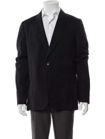 Pre-owned Paul Smith Wool Peacoat In Blue