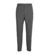 Paul Smith Pressed-crease Wool-blend Tailored Trousers In Grey