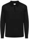 Paul Smith Black Long Sleeves Solid Polo