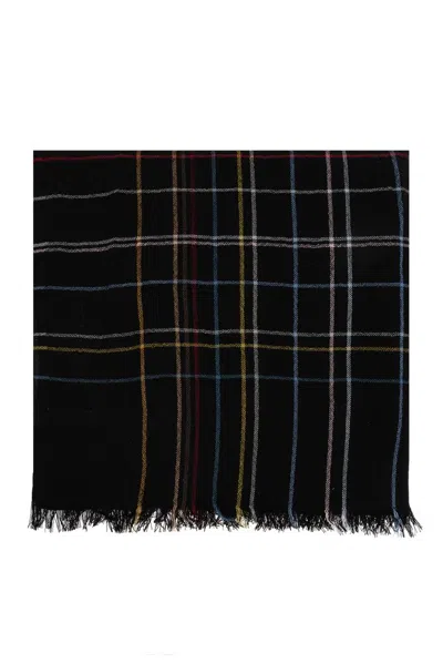 Paul Smith Wool Scarf In Black