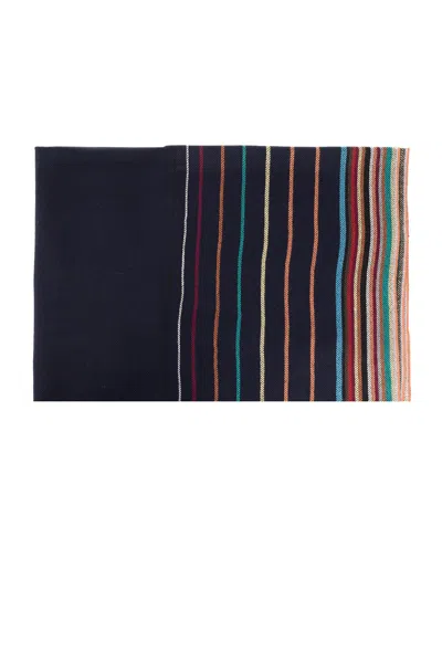 Paul Smith Wool Scarf In Blue
