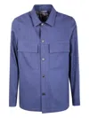Paul Smith Mens Shirt Jacket In Blue