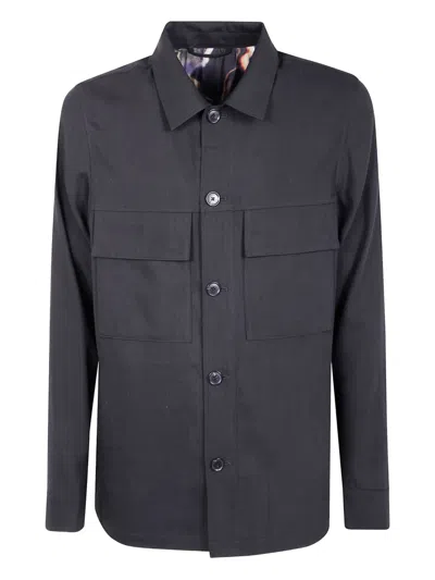 Paul Smith Mens Shirt Jacket In Gray