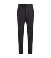 Paul Smith Wool-silk Evening Trousers In Black