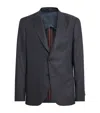 Paul Smith Wool Single-breasted Blazer In Purple