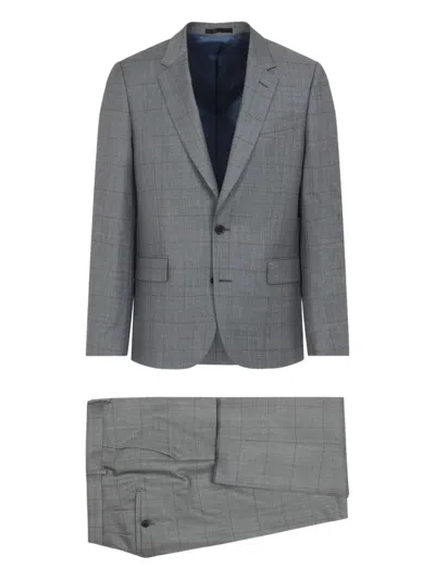 Paul Smith Wool Single-breasted Suit In Gray