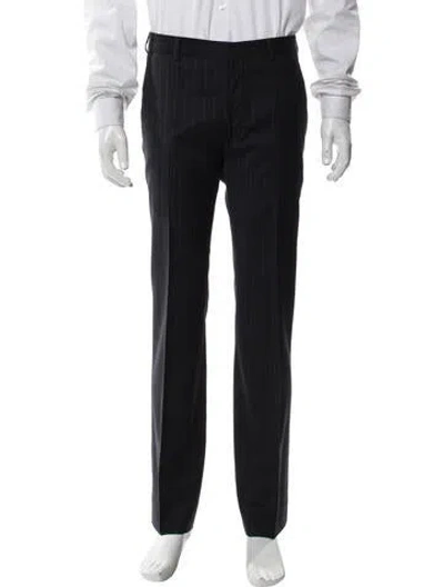 Pre-owned Paul Smith Wool Striped Dress Pants In Blue