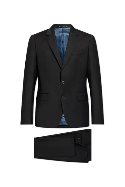 Paul Smith Wool Suit In Black