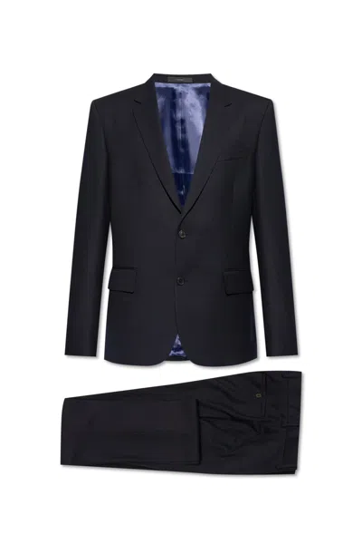 Paul Smith Soho Wool Suit In Navy