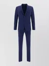 PAUL SMITH WOOL SUIT WITH BELT LOOPS AND SLIT POCKET