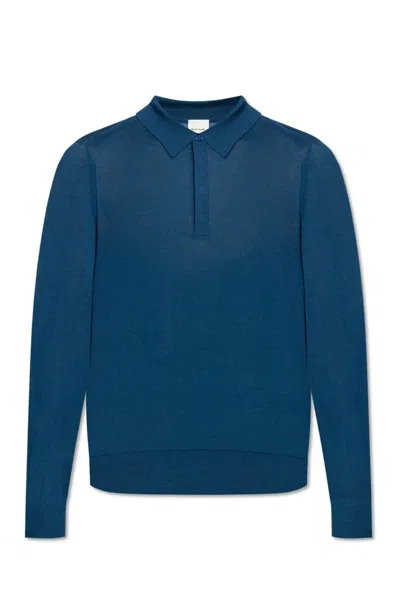 Paul Smith Wool Sweater In Blue