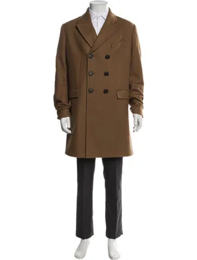 Pre-owned Paul Smith Wool Trench Coat In Brown