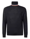 Paul Smith Wool Turtle-neck Sweater In Black