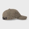 Paul Smith Wool Tweed Cap In Multi