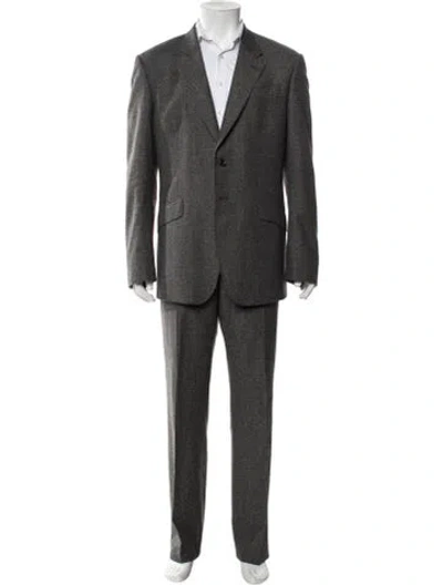 Pre-owned Paul Smith Wool Two-piece Blazer In Gray