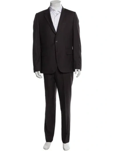 Pre-owned Paul Smith Wool Two-piece Blazer In Purple