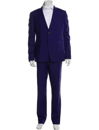 Pre-owned Paul Smith Wool Two-piece Blazer In Purple