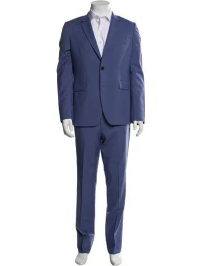 Pre-owned Paul Smith Wool Two-piece Suit In Blue