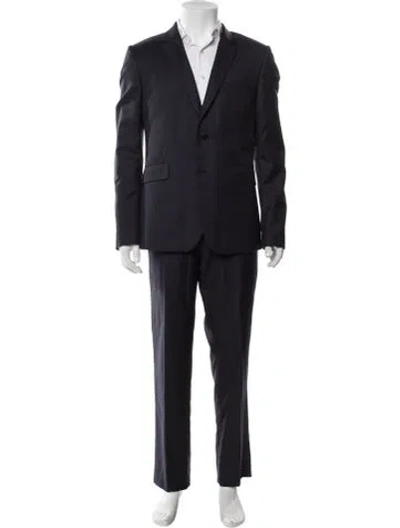 Pre-owned Paul Smith Wool Two-piece Suit In Purple