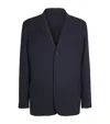 Paul Smith Wool-blend Unstructured Blazer In Black
