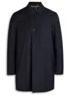 Paul Smith Mens Storm System Wool Mac With Detachable Gilet In Blue