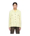 Paul Smith Mens Casual Leather Commission Jacket In White
