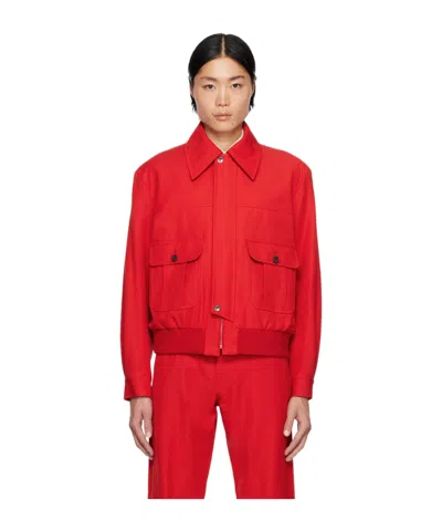Paul Smith X Commission Lapel Casual Jacket In Red