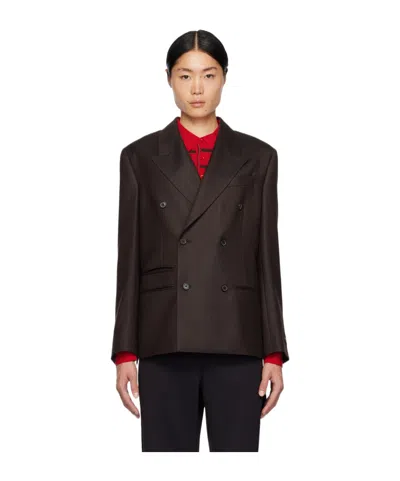 Paul Smith X Commission Lapped Collar Blazer In Black