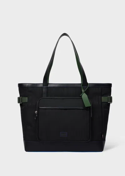 Paul Smith X Mini - Black Shadow Stripe Tote Bag
