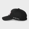 Paul Smith X Oasis - Black 'signature Stripe' Logo Cap In Black