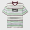 Paul Smith X Oasis - Stripe Logo Print T-shirt Multicolour In Green
