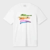 Paul Smith X Oasis - White Wristbands Print T-shirt In Multi
