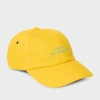 Paul Smith Yellow Cotton-twill Quote Cap In Yellow