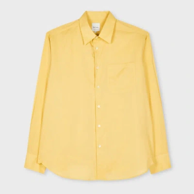 Paul Smith Yellow Washed Cotton Shirt