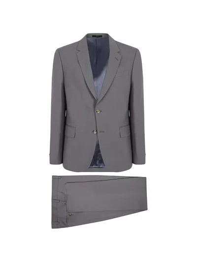 Paul Smith Yhe Soho Single-breasted Notched-lapel Suit In Gray