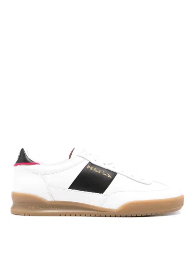 Paul Smith Dover Low-top Leather Sneakers In White
