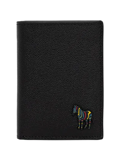 Paul Smith Zebra-appliqué Wallet In Black