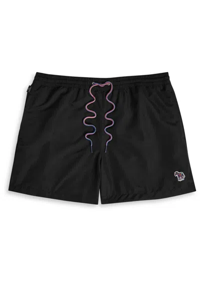 PAUL SMITH PAUL SMITH ZEBRA-APPLIQUÉD SHELL SWIM SHORTS