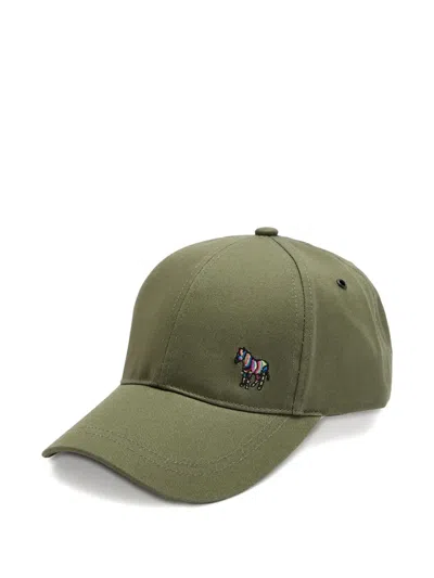 Paul Smith Zebra Cap In Brown