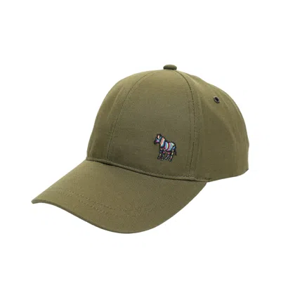 Paul Smith Zebra Cap Military Green