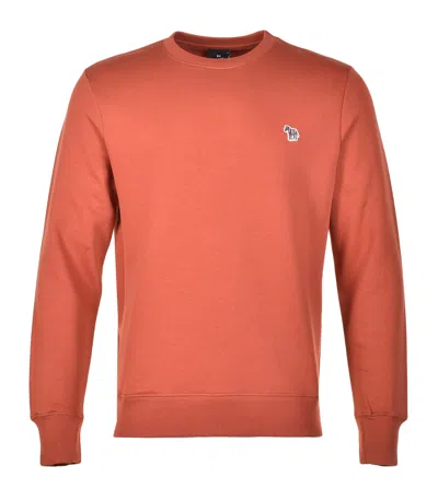 Paul Smith Zebra Crew Sweatshirt Dark Rust