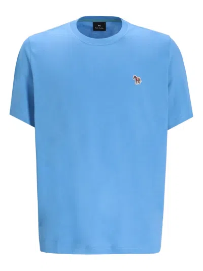 Paul Smith T-shirt Mit Zebradetail In Blue
