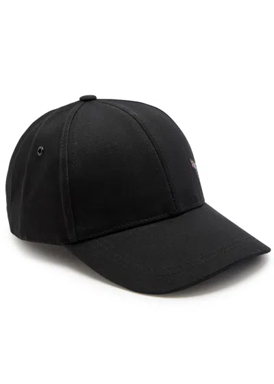 Paul Smith Zebra-embroidered Cotton Cap