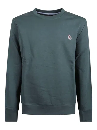 Paul Smith Zebra Embroidered Sweater In Gray