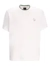 Paul Smith Zebra-embroidered T-shirt In White